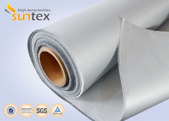 Tessuto in fibra di vetro rivestito di silicone resistente alle sostanze chimiche, altamente resistente