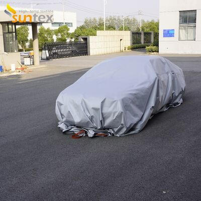 Colore grigio 550°C/1000°C Coperta antincendio resistente al calore con privazione di ossigeno per la sicurezza antincendio delle auto elettriche