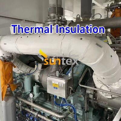 Tessuto isolante termico personalizzabile resistente all'acqua e all'olio, resistente alle alte temperature 1000°C, copertura rimovibile