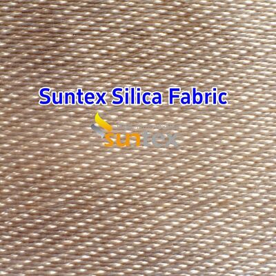 Silica Fiberglass Cloth with 1000℃ Temperature Resistance 18 oz/sqy Unit Weight and Crowfoot Pattern for High Temperature Applications