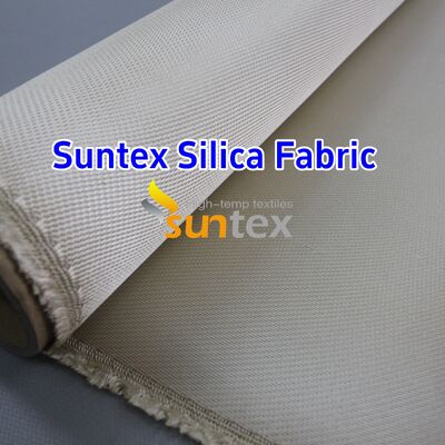 High Silica Fiberglass Cloth with 1200℃ High Temperature Resistance 18 oz/sqy Unit Weight and Crowfoot Pattern