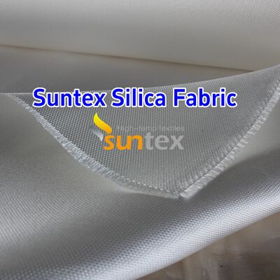 Tessuto in silice Suntex resistente alle alte temperature, ignifugo, per coperte da saldatura, isolamento per forni e aerospaziale