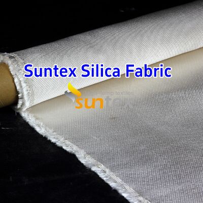22 anni di fabbrica tessuto di silice 1000 ° C Tela isolante di silice resistente al calore a lungo termine certificata ISO9001 SGS
