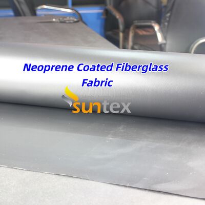 High Temperature Resistance Flame Retardant Neoprene Coated Fiberglass Fabric for Chemical Resistant Flexible Fabric Connector
