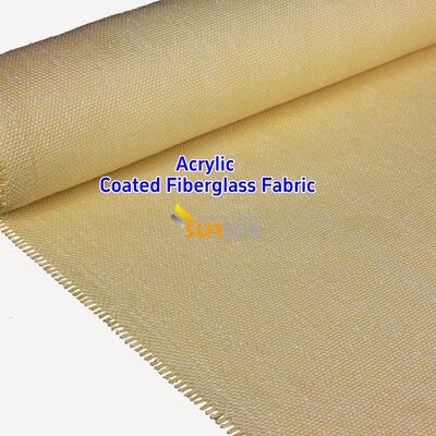 High Temperature 550 Degree C Acrylic Coated Fiberglass Fabric for Welding Blankets Easy to Sew and Cut