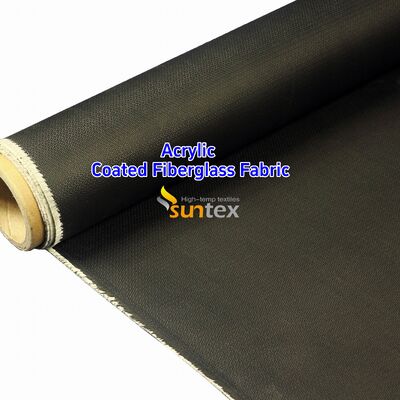 550 Degree C Fire Resistant Fiberglass Fabric with Acrylic Coating for Easy Sewing and Cutting