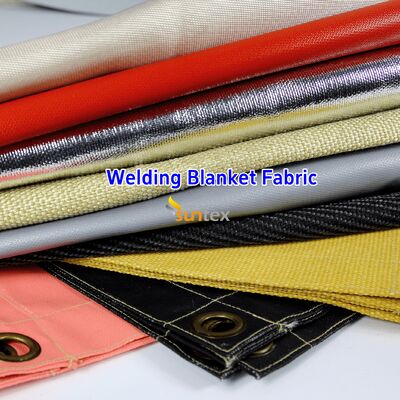 Custom Size High Temperature Resistant Acrylic Coated Welding Blanket for Fire Protection