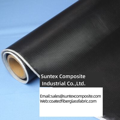 High Temperature Resistance Fireproof Silicone Coated Fiberglass Fabric with Customizable Width