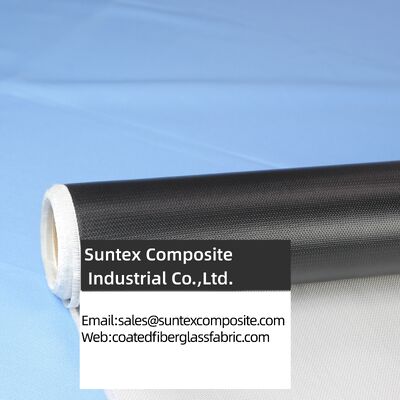 Tessuto in fibra di vetro rivestito di silicone resistente alle alte temperature e ignifugo con tessuto satinato 4H