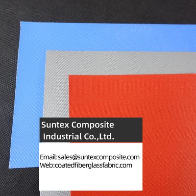 High Temperature Resistance Fireproof Silicone Coated Fiberglass Fabric with Customizable Width
