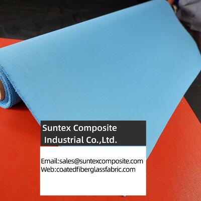 Heat Resistant Silicone Coated Fiberglass Fabric with 4H Satin Weave and 550°C Temperature Resistance