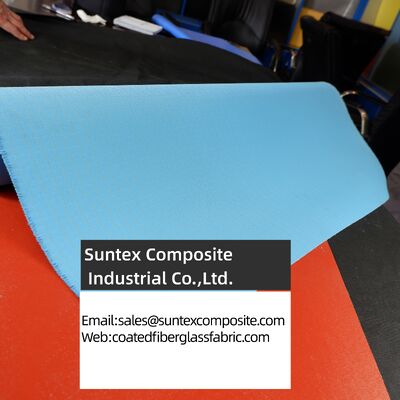 Heat Resistant Silicone Coated Fiberglass Fabric with 4H Satin Weave and 550°C Temperature Resistance