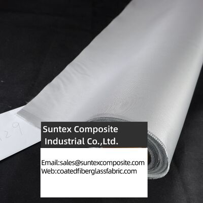 Heat Resistant Alkali Free Plain Woven Silicone Coated Fiberglass Fabric for Fireproof Curtains