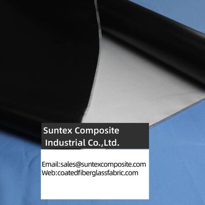 Tessuto in fibra di vetro rivestito in silicone resistente al fuoco e alle alte temperature con trama satinata 4H per coperte da saldatura e tende tagliafuoco