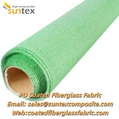High Temperature Resistance Fireproof PU Coated Fiberglass Fabric Welding Blanket Abrasion Resistant