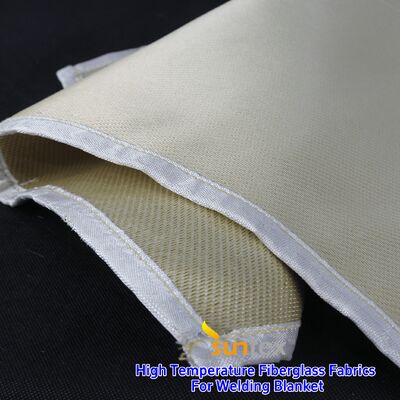 550°C Acrilico rivestito di fibra di vetro resistente al calore Coperta di saldatura Coperta antincendio con dimensioni personalizzabili