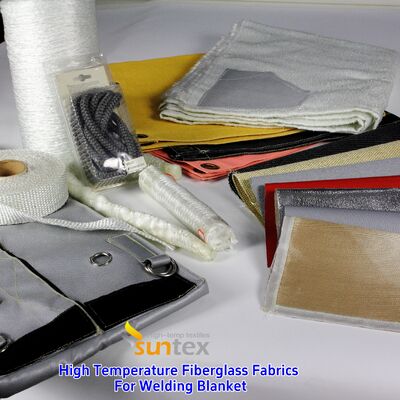 Coperta per saldatura in fibra di vetro rivestita in acrilico resistente al calore a 550°C con dimensioni personalizzabili