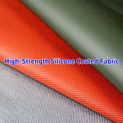 High Temperature Resistance Fireproof Silicone Coated Fiberglass Fabric with 590 g/sqm Weight for Heat Resistant Insulation
