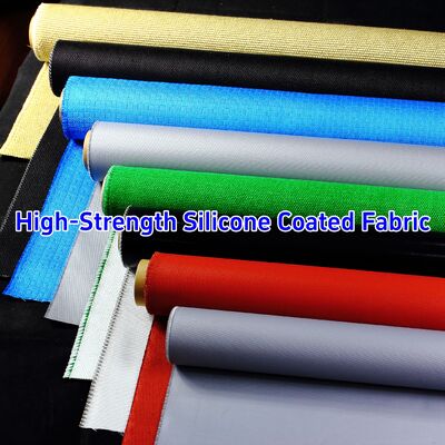 High Temperature Resistant Fire Resistance 590 g/sqm Weight Silicone Coated Fiberglass Fabric High Silica Fiberglass Cloth