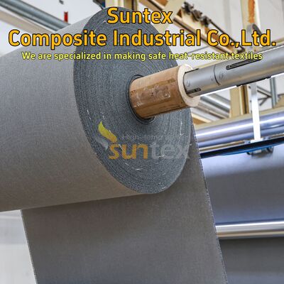 Heat Resistant Fireproof C-Glass PU Coated Twill Woven  Certified 180 Fiberglass Insulating