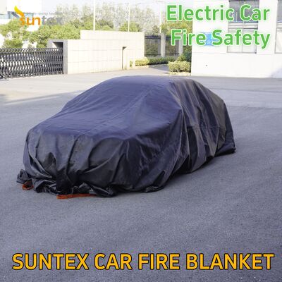 Rotolo di coperta antincendio EV per veicoli elettrici di alta qualità Suntex, realizzato in resistente fibra di vetro