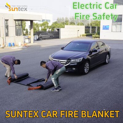 New Energy Electric Car Charging Station Fire Blanket Firefighting Vehicle Fiberglass 