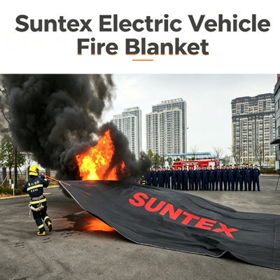 Coperta Antincendio per Veicoli Elettrici Suntex Contro Incendi di Batterie al Litio