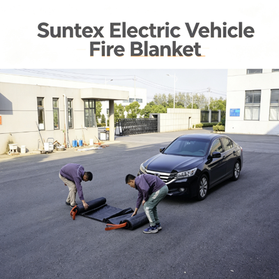 Coperta antincendio per veicoli elettrici 6 X9 m Coperta antincendio per auto EV Per stazione di ricarica