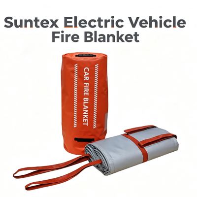 Suntex Electric Vehicle Fire Blanket Isolate EV auto incendi veloci, efficaci e sicuri