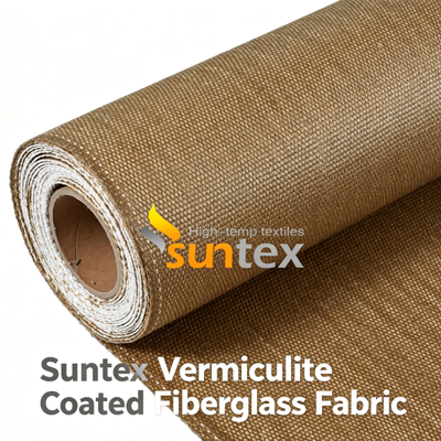 Vermiculite Coated Fiberglass Fabric | 1200 Degrees High Temperature & Abrasion Resistance