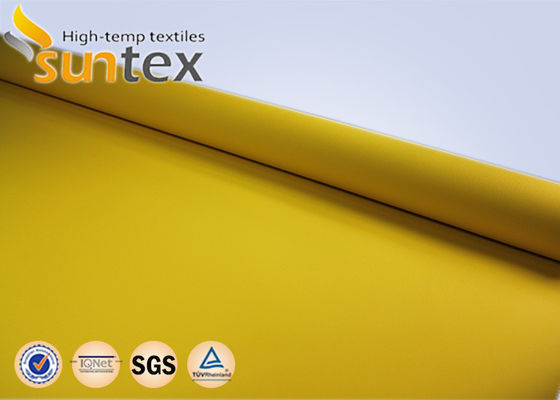 Silicone Coated Fiberglass Fabric, High Temperature Resistant & Fireproof